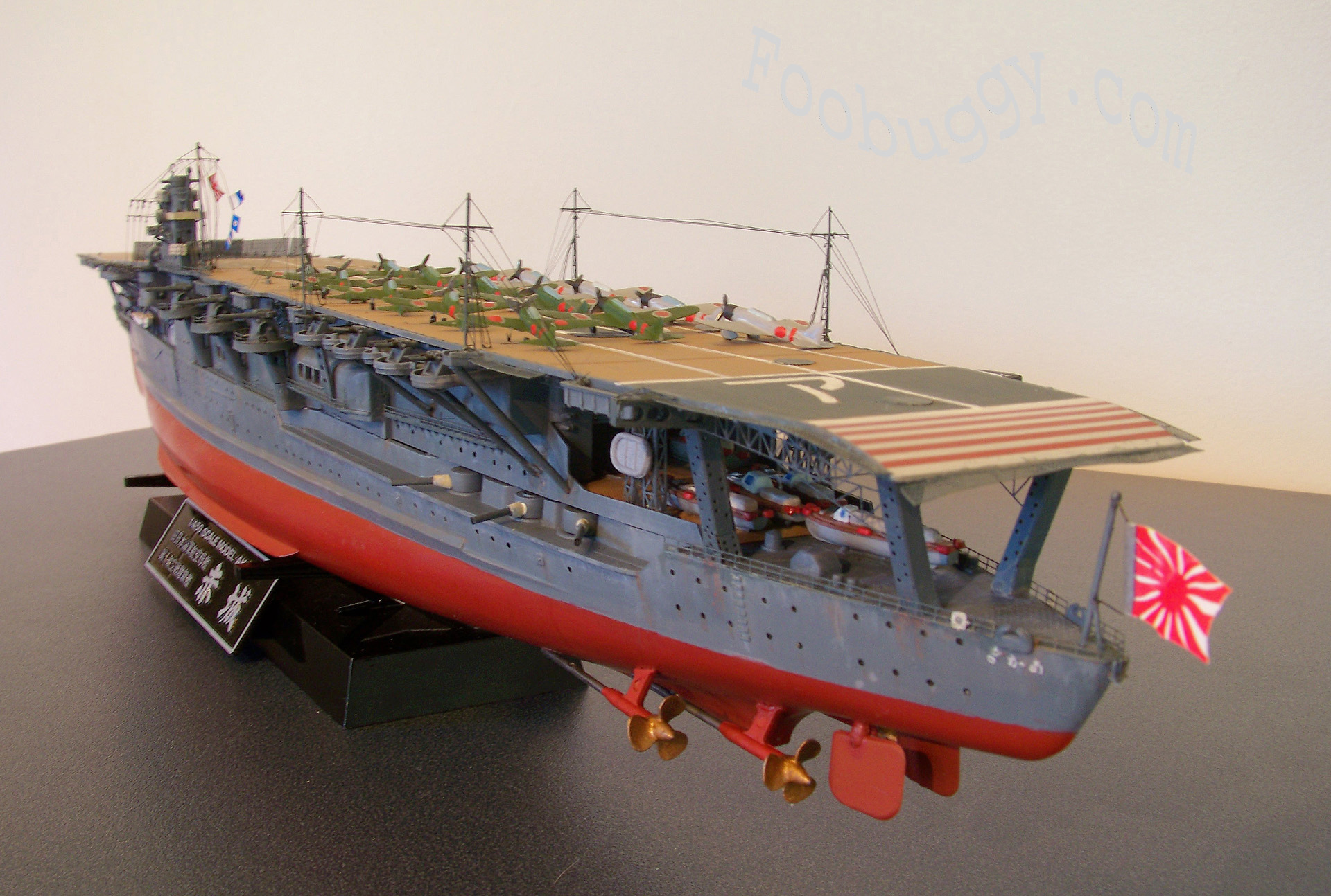 Hasegawa IJN Akagi, 1/450 scale – scaleModelGuy Home