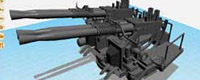 US 40mm Quad Bofors AA mount