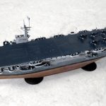 1/450 scale USS Bogue Escort Carrier 3D printed Ender 3 Pro
