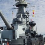 WW2 Battleship USS North Carolina bridge