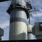 WW2 Battleship USS North Carolina range finder