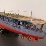 Hasegawa IJN Akagi WW2 Aircraft Carrier 1/450 scale