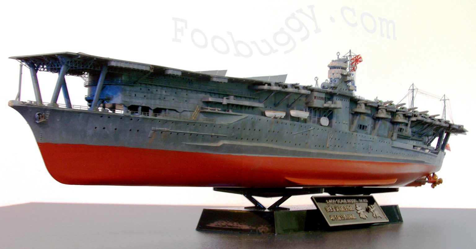 Hasegawa IJN Akagi, 1/450 scale – scaleModelGuy Home