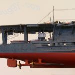 stern Hasegawa IJN Akagi WW2 Aircraft Carrier 1/450 scale