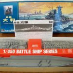 parts box Hasegawa IJN Yamato Battleship 1/450 scale