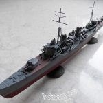 1/450 scale IJN Yugumo destroyer 3D printed Da Vinci mini