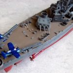 WW2 Battleship USS North Carolina Revell model