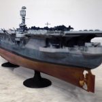 1/450 scale USS Bogue Escort Carrier 3D printed Ender 3 Pro