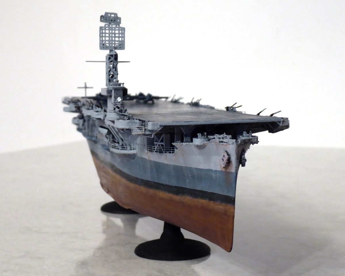 USS Bogue 3D printed in 1/450 scale using Creality Ender 3 Pro and LD ...