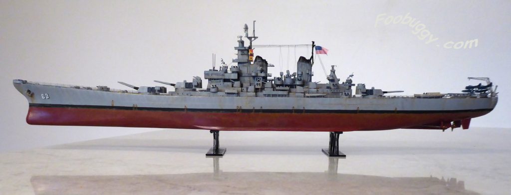 Profile Hasegawa USS Missouri WW2 Battleship 1/450 scale