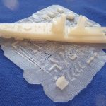 parts 1/450 scale IJN Yugumo destroyer 3D printed Da Vinci mini