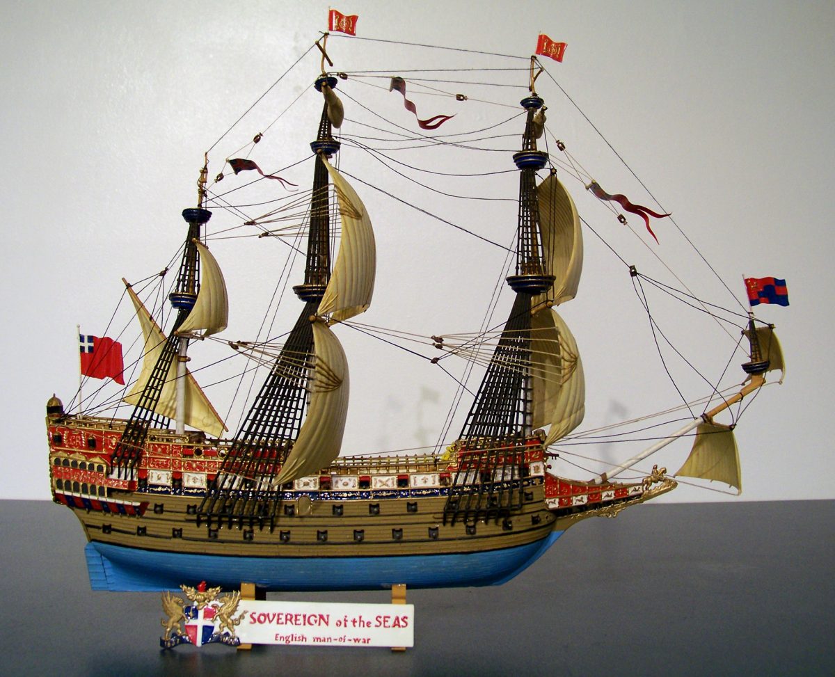 Lindburg Sovereign of the Seas – scaleModelGuy Home