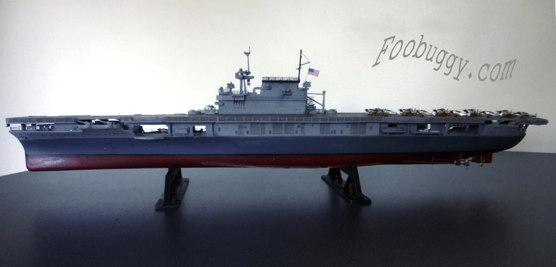 Revell USS Yorktown, 1/485 scale – scaleModelGuy Home