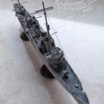 USS Clemson WW1 and WW2 destroyer 1/450 scale 3D printed XYZ Da Vinci Mini