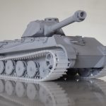 Ender 3 pro print example German Tiger II tank