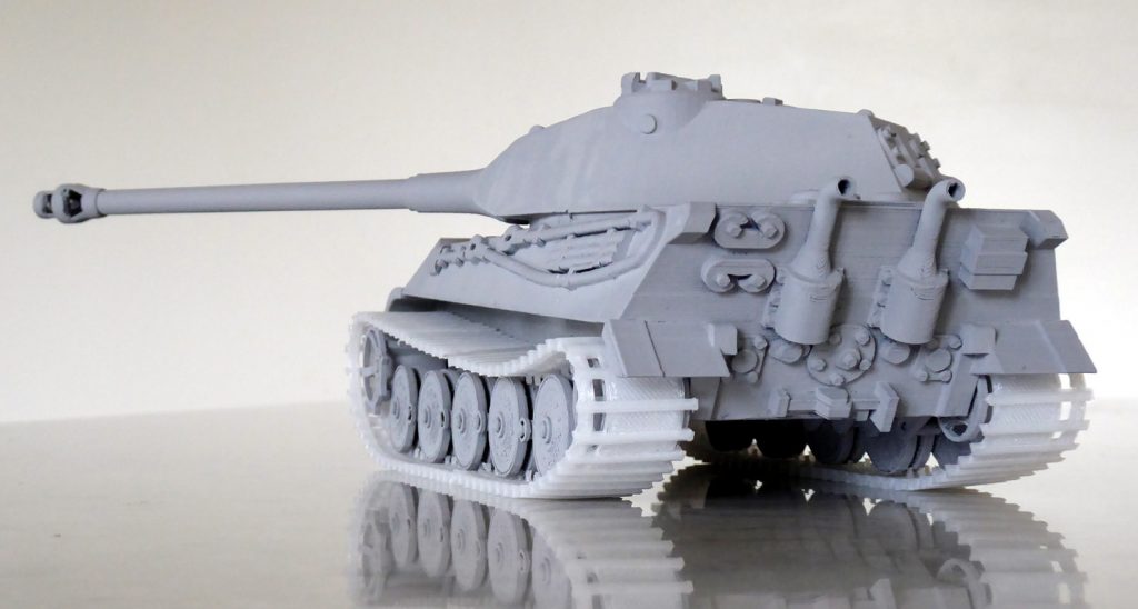 German Tiger II Tank, printed in 1/35 scale on an Ender 3 pro
