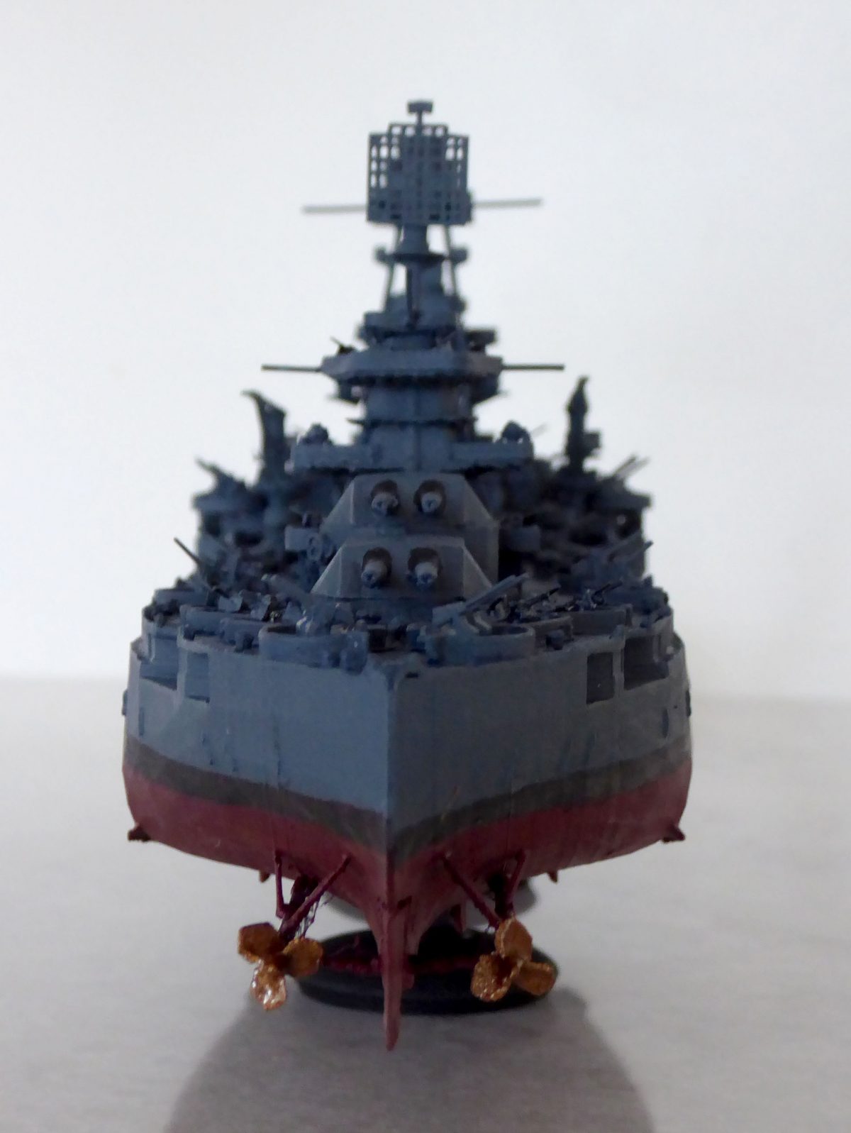 USS Texas Battleship, Ender 3 Pro 3D printed in 1/450 scale ...