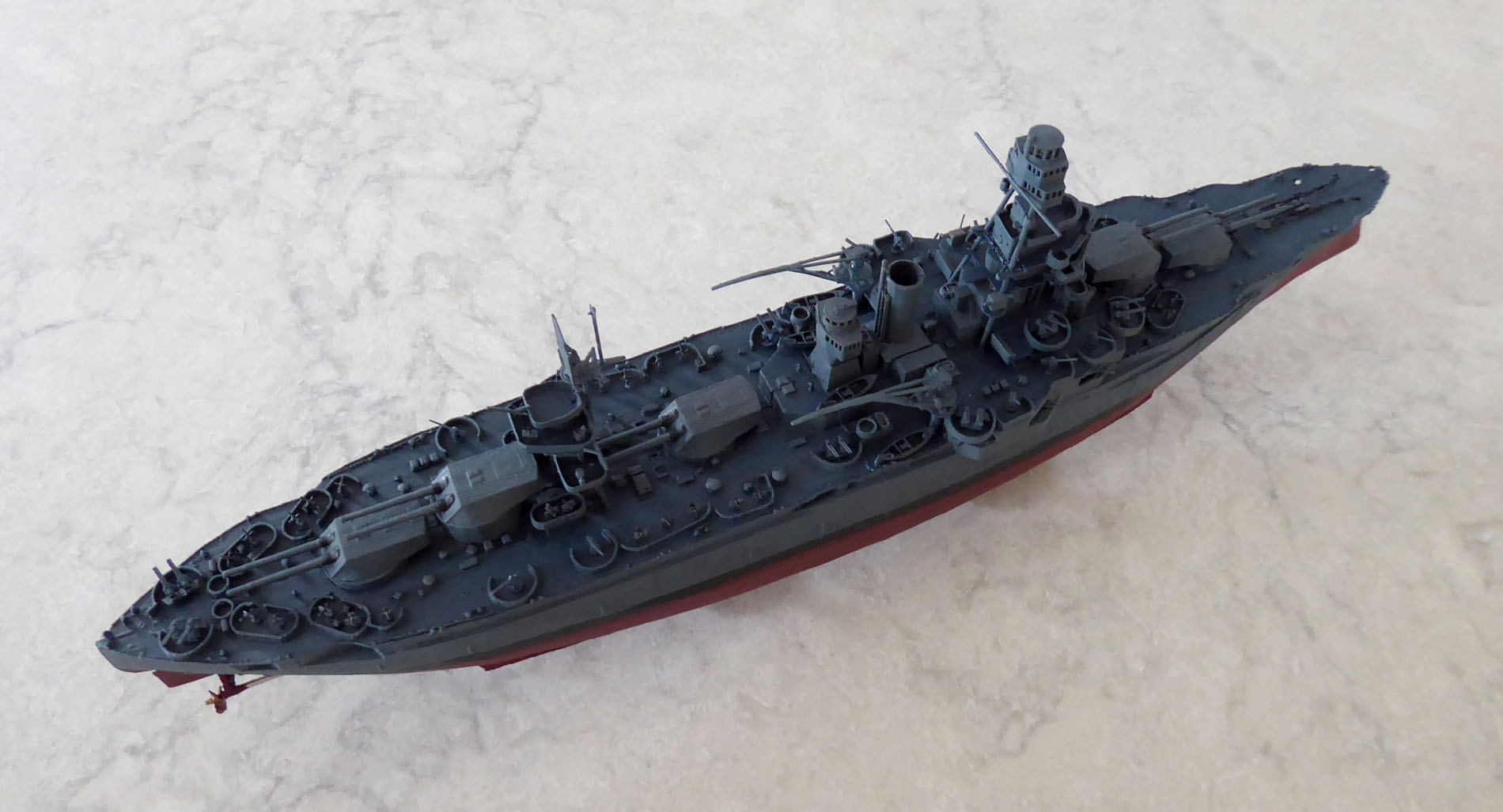 1/1200 WWII Japanese Cruiser Takao 3D Printed Gray 