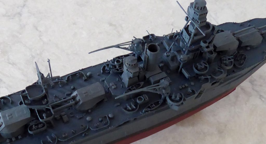 Close Finished USS Texas 3D printed Ender 3 Pro LD-002r