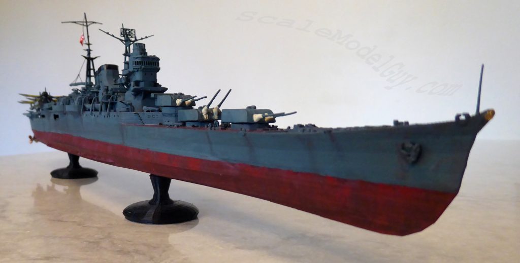 LD-002r and Ender 3 Pro printed WW2 Japanese heavy cruiser IJN Mogami Completed 64