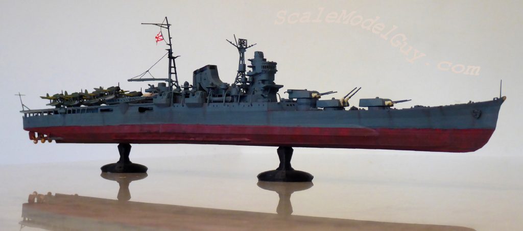 LD-002r and Ender 3 Pro printed WW2 Japanese heavy cruiser IJN Mogami Completed 52