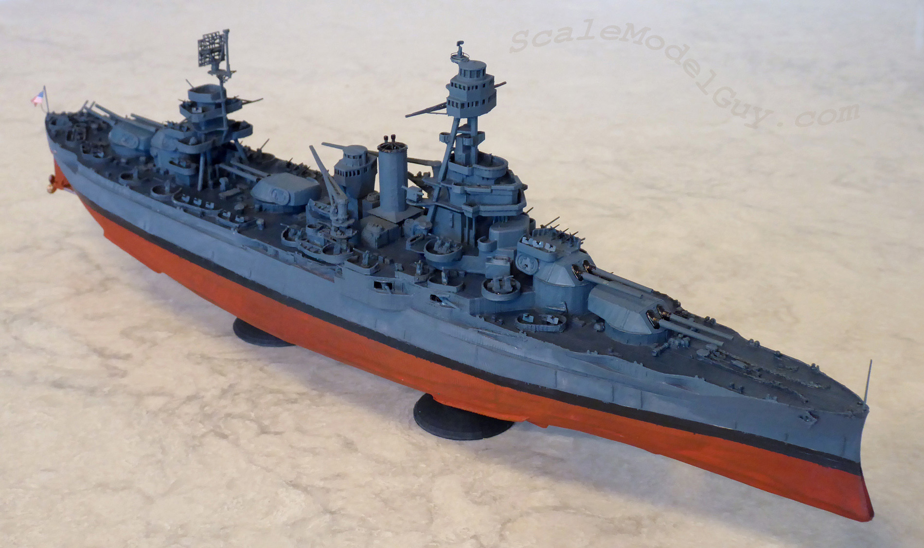 3D printed US Battleship Texas