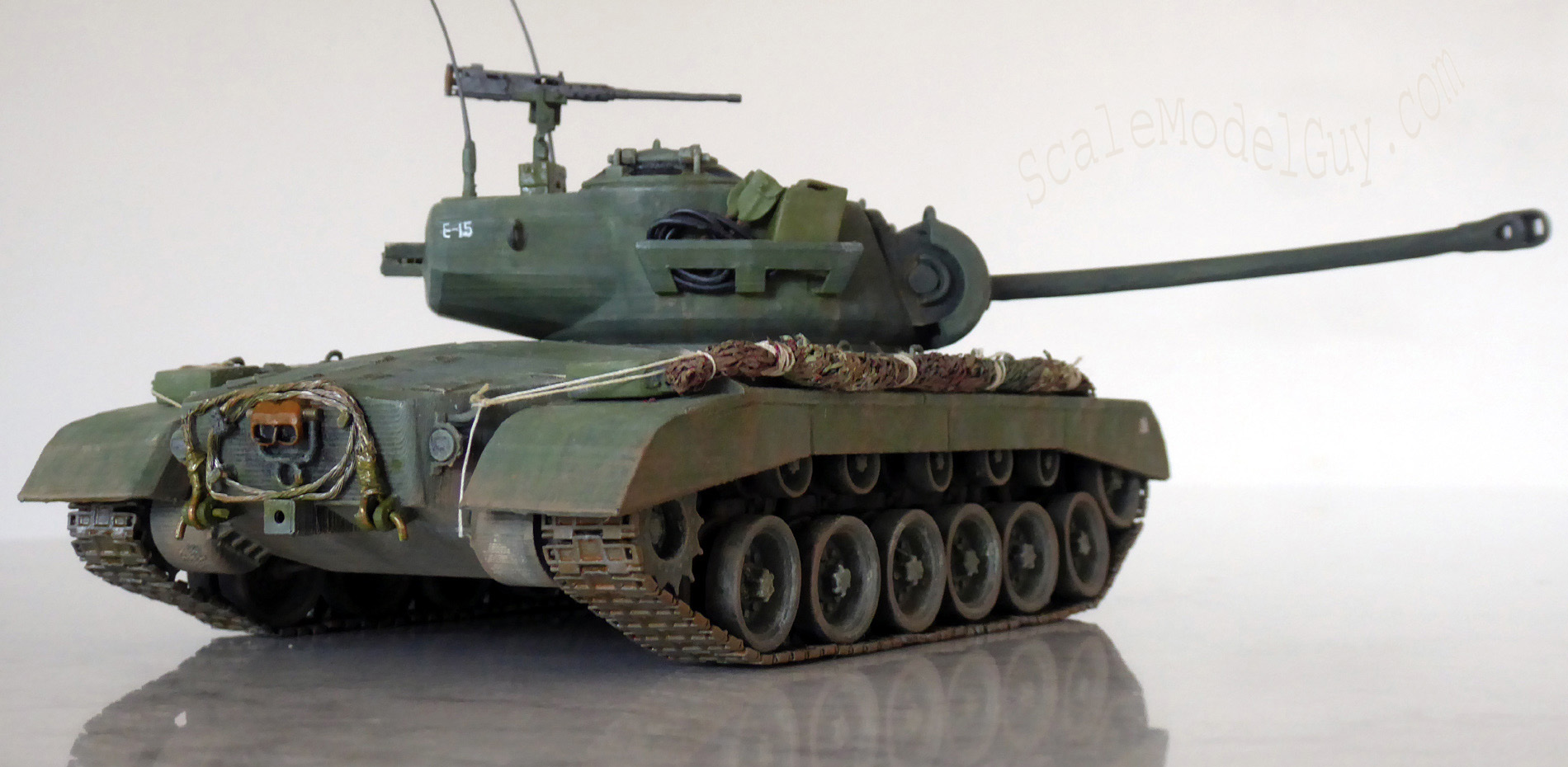 3D printed US m26 Pershing tank