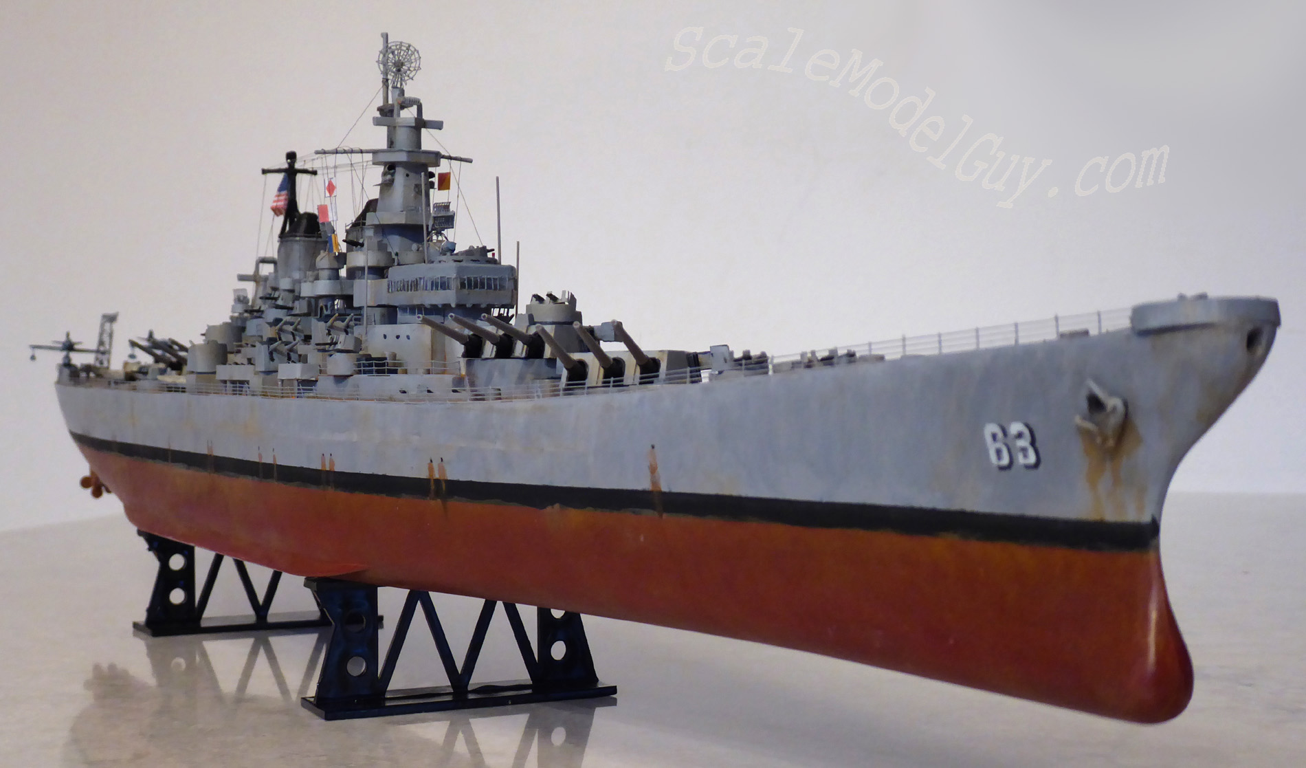 Hasegawa 1/450 scale USS Missouri