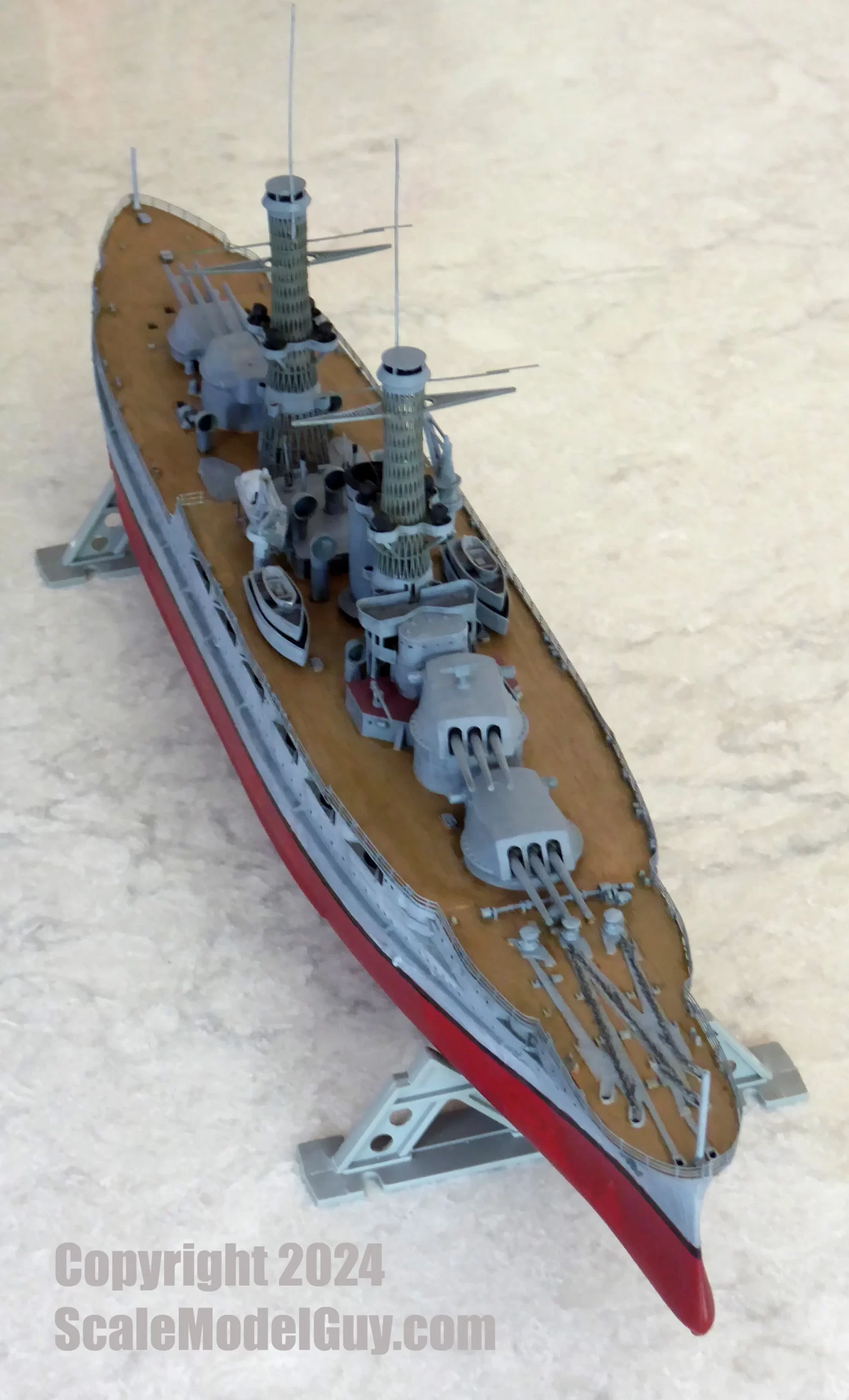 Revell USS Arizona WWI Conversion – scaleModelGuy Home